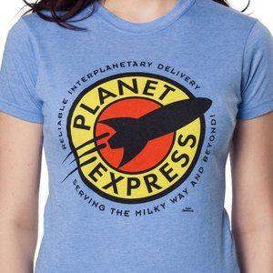 Futurama Planet Express Small Medium Shirt Ripple
